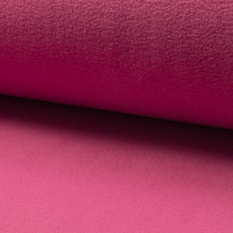 Tissu Polaire Uni Rose Indien