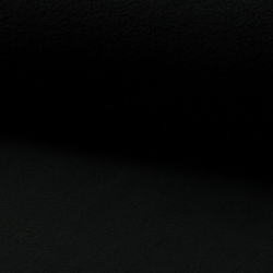 Tissu Polaire Uni Noir 