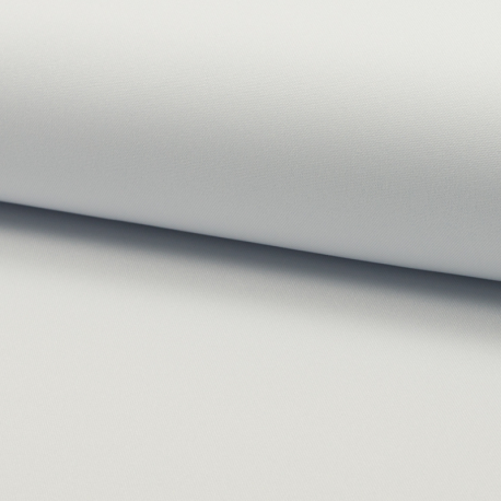 Tissu Burlington Uni Blanc