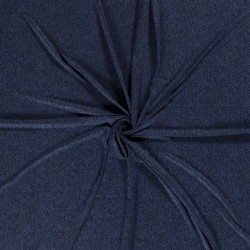 Tissu Jersey Viscose Imprimé Indigo