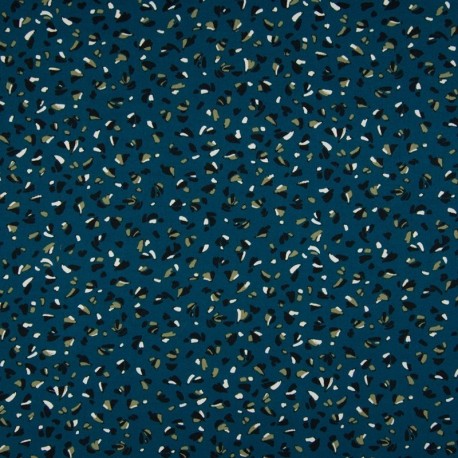 Tissu Viscose Imprimé Jeans 