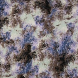 Tissu Jersey Viscose Abstrait Lilas marron 