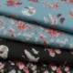 Tissu Coton Imprimé Gekko Bleu