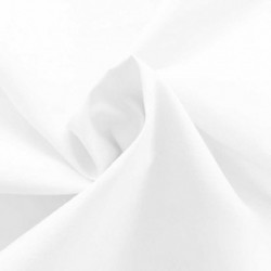 Tissu Chintz Uni Blanc Teflon 