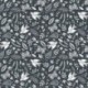 Tissu Coton Imprimé Paz Anthracite 