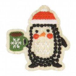 Ecusson noël - Pingouin