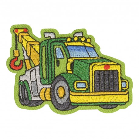 Ecusson véhicule - Camion vert
