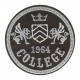 Ecusson sport classique - Noir college