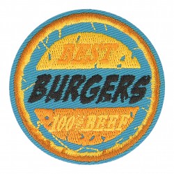 Ecusson sport rétro - Best burgers