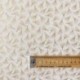 Tissu Coton Imprimé Fleur Blanc Cassé