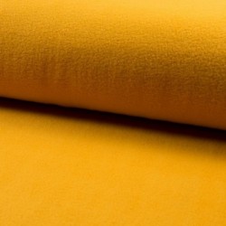 Tissu Polaire Uni Ocre