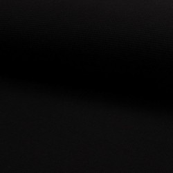 Tissu Jersey Gaufré Noir 