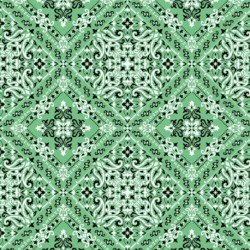 Tissu Viscose Imprimé Nana Vert