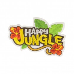 Ecusson animaux jungle - Happy jungle