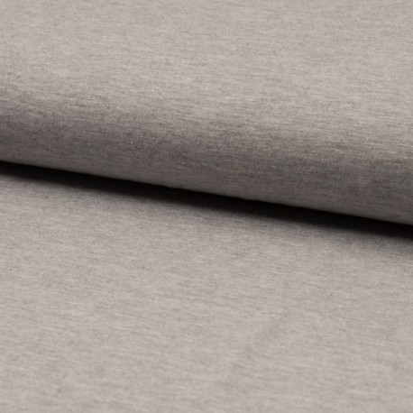 Tissu Maille Viscose de Bambou Gris Chine