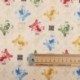 Tissu Popeline Licence Harry Potter Imprimé Beige