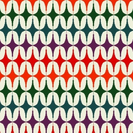 Tissu Jacquard Geo Multico