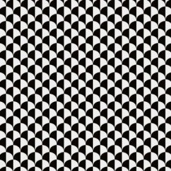 Tissu Jacquard Frank Noir et Blanc 