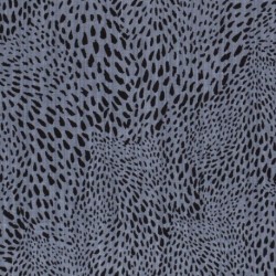 Tissu Imprimé Animaux Bleu 