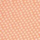 Tissu Viscose Imprimé Paquerette Orange 