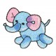 Ecusson animaux ballon - Elephant