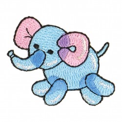 Ecusson animaux ballon - Elephant