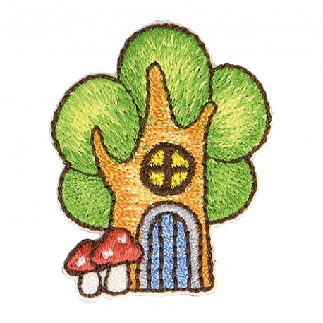 Ecusson féerie - Maison arbre