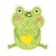 Ecusson animaux dessinés - Grenouille