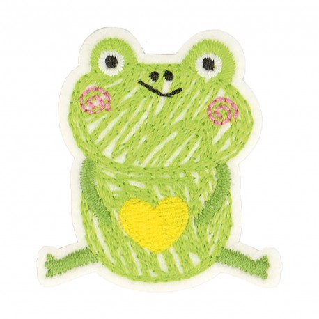 Ecusson animaux dessinés - Grenouille
