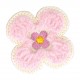 Ecusson fleur - Rose