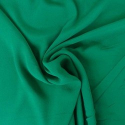 Tissu Crepe Viscose Uni Vert Foncé