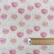 Tissu Coton Imprimé Digital L'amour Rose
