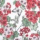 Tissu Toile Geranium Toile Rouge 