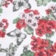 Tissu Toile Geranium Toile Rouge 