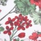Tissu Toile Geranium Toile Rouge 