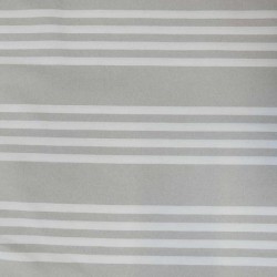 Tissu Jacquard Rayures Gris Grande Largeur