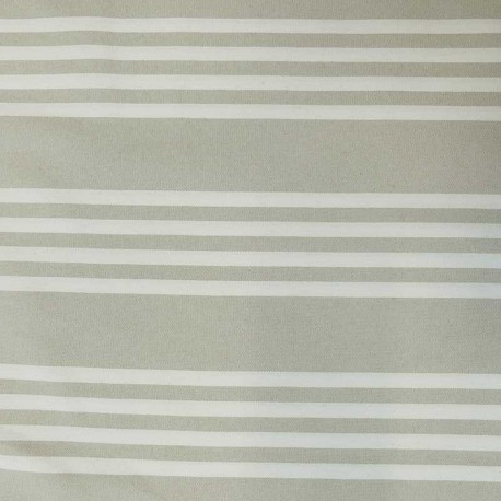 Tissu Jacquard Rayures Lin Grande Largeur