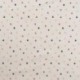 Tissu Jersey Velours Imprimé Pois Ecru