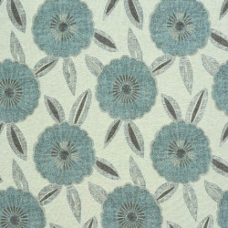 Tissu Jacquard Florentina Bleu 