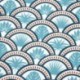 Tissu Cretonne Sanaga Azur