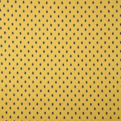 Tissu Imprimé Bonnieux Jaune