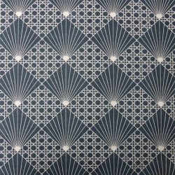 Tissu Serge Cannage Marine