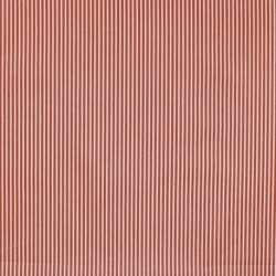 Tissu Imprimé Rayure Terracotta