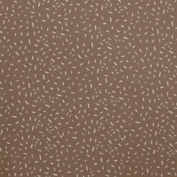 Tissu Jersey Imprimé Confetti Taupe
