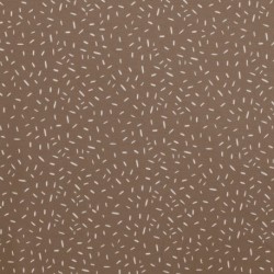 Tissu Jersey Imprimé Confetti Taupe