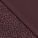 Tissu Jersey Imprimé Confetti Mauve 