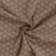 Tissu Jersey Imprimé Umbrella Taupe 
