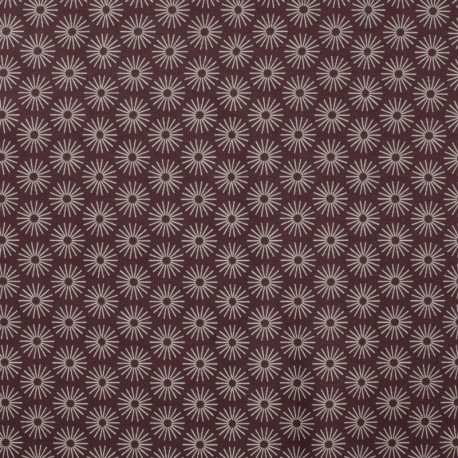 Tissu Jersey Imprimé Umbrella Mauve