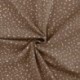 Tissu Jersey Imprimé Pois Taupe