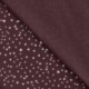 Tissu Jersey Imprimé Pois Mauve 